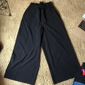 Lululemon high waisted wide leg lounge pants